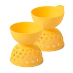 OXO Good Grips 2-Piece Silicone Egg Poacher Set