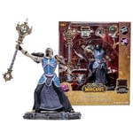 McFarlane Toys World of Warcraft Undead: Priest/Warlock (Epic) 1:12 Scale Posed Figure with 3 Weapons, Interchangeable Armor, Extra Hand, Head, Mystery Weapon, and Display Base