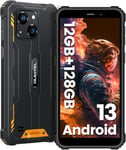 OUKITEL WP32 Incassable 12/128 Go 6300mAh 6" Android 13 Smartphone Dual SIM 4G/NFC/GPS/Face ID/OTG - Orange