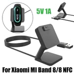 Cord Station Power Adapter Cradle USB Cable Dock For Xiaomi MI Band 8/8 NFC