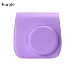 Protective Cover Shoulder Bag Instant Camera Case Purple