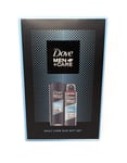 Dove Men Daily Care Duo Gift Set Clean Comfort Body/Face Wash And AntiPerspirant