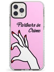 Partners In Crime Matching Cases: Right Side Impact Phone Case for iPhone 11 Pro Max | Protective Dual Layer Bumper TPU Silikon Cover Pattern Printed | Twins Designs Best Friends Twins