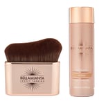 Bellamianta - Tanning Liquid Medium 200 ml + Precision Body Brush