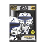 Funko Large Enamel Pin Star Wars: Clone Wars - Captain Rex - Captain Rex - Star Wars Enamel Pins - Cute Collectable Novelty Brooch - for Backpacks & Bags - Gift Idea - Movies Fans