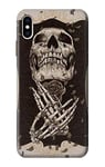Skull Rose Case Cover For iPhone XS Max