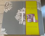 TED BAKER HARMONY JEWELS GIFT SET Body Wash Spray Soufflé Bath Candle Face Mask