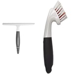 OXO Good Grips Wiper Blade Squeegee & Good Grips Grout Brush