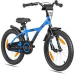 Prometheus Bicycles PROMETHEUS BICYCLES ® HAWK Lasten polkupyörä 18 , Sini-Musta