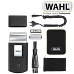 Wahl Pocket Travel Shaver Cordless Compact with Flexible Foil Black 3615-0403