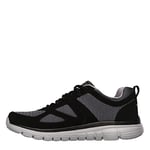 Skechers 52635 Low-Top Sneakers, black, 7.5 UK