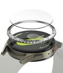 Ringke Bezel Styling skyddsram + Glass Combo Samsung Galaxy Watch 7 44mm Silver