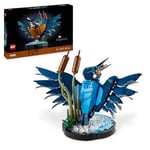 LEGO Icons Kingfisher Bird Set, Model Building Kit for Adults to Build with Water Setting Display Stand, Great Home and Office Desk Décor, Valentine's Day Gifts for Women, Men, Her or Him, 10331