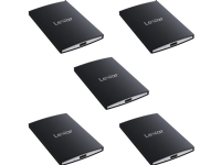 Dysk SSD Lexar Lexar SSD SL500 / USB3.2 Gen2x2 opp til R2000/W1800 // 5-pack m./ 4X 1TB + 1X 2TB