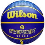 Wilson NBA Player Icon Stephen Curry Outdoor Ball WZ4006101XB7, Basketboll, Unisex, blå, Storlek: 7