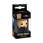 Funko Pop! Keychain: the Marvels - Captain Marvel Novelty Keyring - Collectable Mini Figure - Stocking Filler - Gift Idea - Official Merchandise - Movies Fans - Backpack Decor