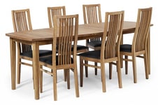 Torkelson - Allegro Matgrupp 186 cm Inkl. Sex Stolar Läder/Ek