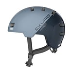 ABUS city helmet Skurb ACE - stylish bike helmet for everyday use, skating, BMX riding or longboarding - blue, size S