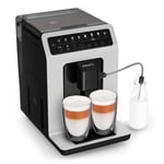 KRUPS Machine à café automatique, 7 boissons préréglées, Cappuccino, Expresso, Boissons lactées, Système One-Touch, Fabriqué en France, Evidence Eco-Design YY4660FD