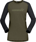 Norrøna Women's Fjørå Equaliser Lightweight Long sleeve Olive Night S, Olive Night