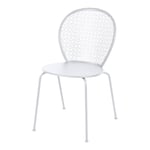 Lorette Chair Cotton White 01