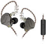 KZ Zsn Pro in Ear Headphone Technologie Hybride 1BA + 1DD HiFi Bass Oreillettes en Métal Sport Casque Moniteur