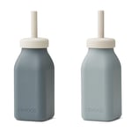 Liewood Erika Milkshake Flaska 2-Pack Blue Mix