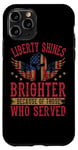 Coque pour iPhone 11 Pro Liberty rend hommage au service patriotique de Grateful Nation