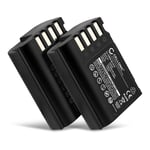 CELLONIC 2x DMW-BLK22 Battery Replacement for Panasonic Lumix DC-GH5 II DC-GH6 DC-S5 G9 GH5 GH5S 1600mAh Camera Spare Battery Backup Power Accu Pack