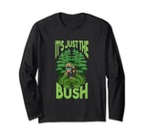Bush Camping Just A Bush Gamer Meme Online Game Bush Camper Long Sleeve T-Shirt