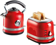 Kettle & Toaster Set, Moderna,Italian Design, Red, Ariete