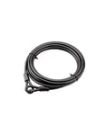Câble Antivol Twisty En Acier Avec Gaine En PVC Pour Vélo Et Abris De Jardin - Longueur 6.00m - Diamètre 8mm - Sécurité Niveau 6 - Couleur Noir - THIRARD
