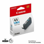 Genuine Canon CLI-65 Photo Cyan Ink Cartridge for Pixma Pro-200-SEALED/INDATE