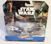 New Han Solo & Greedo Star Wars Hot Wheels Set Car 2 pack Die-Cast Toys