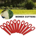 Unbranded (Red, 1PC) 1/10/20pcs Plastic Blade Cutter Replace For Cordless Grass Trimmer Strimmer Tool