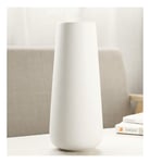Bespeture White Vase for Flowers Ceramic Modern Simple Ideal Decorative Home Office Living Room Kitchen Office (White B)