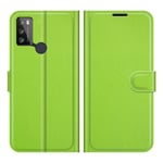 HDOMI Alcatel 1S 2021/Alcate 3L 2021 Case,High Grade Leather Wallet whith [Card Slots] Flip Cover for Alcatel 1S 2021/Alcate 3L 2021 (Green)