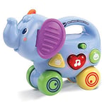 VTECH- Elephant Pousse Baby Jouet Premier Age, 80-513605, Multicolore - Version FR
