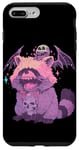 Coque pour iPhone 7 Plus/8 Plus Kawaii Trashpanda Pastel Goth Anime Esthétique Creepy Raton laveur