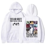 Tylor Ers r 0 Ccert r Crewc Taylor Swift 1989 Hoodie för män och kvinnor vit white XL