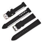 Ticwatch Pro two-tone silicone watch band - White