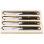 Laguiole Style de Vie Smørkniv Laguiole Sort 4-pakning 1 set