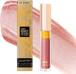 Honey Lip Gloss,Hydrating Lip Glow Oil - Honey Nourishing Lightening Lip Lines L