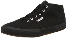 Superga 2754 Cotu, Unisex Adults' Hi-Top Sneakers, Total Black 10 UK (44.5 EU)