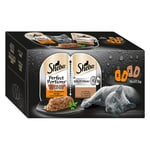 Sheba Perfect Portions 16 x 37,5 g - Deilig saus: kalkun og and