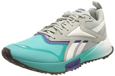Reebok Men's Lavante Trail 2 Shoes Sneakers, Classic Teal/Pure Grey 3/Bold Purple, 6 UK