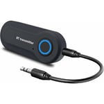 Transmetteur Bluetooth,2-en-1 sans Fil Adaptateur avec Câble Audio Numérique 3.5mm, pour tv, pc, Système Stéréo de Voiture/Maiso/Tablette/Mp3/Mp4