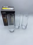LSA International Borough Highball Glasses, Set of 3, 420ml, Clear