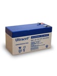Lead acid battery 12 V 1.3 Ah (UL1.3-12)