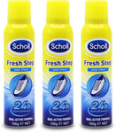 Scholl Fresh Step 150ml Shoe Spray l Odor Eliminator l Foot Care X 3